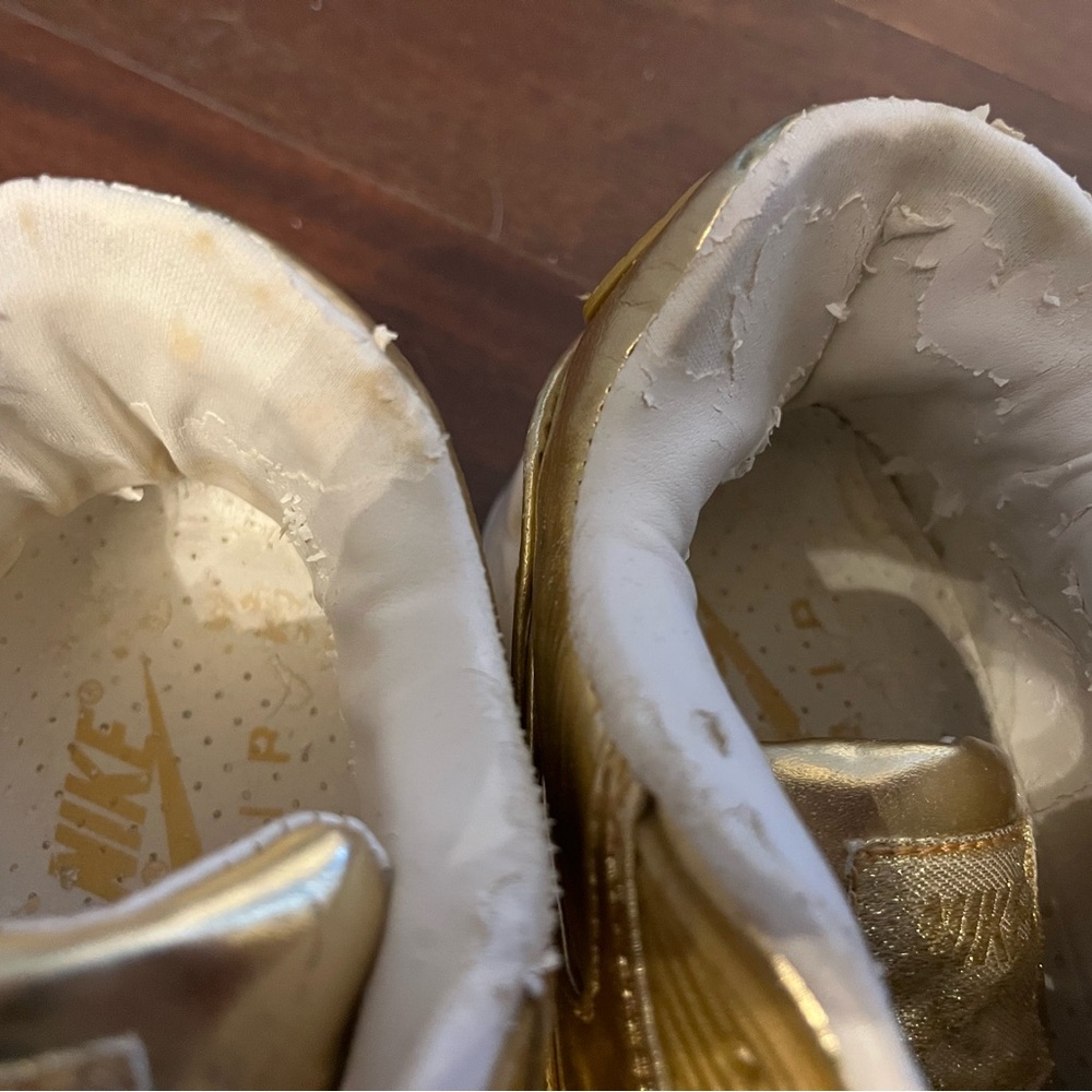 Nike Women's Metallic Gold Sneakers - Picture 3 of 3